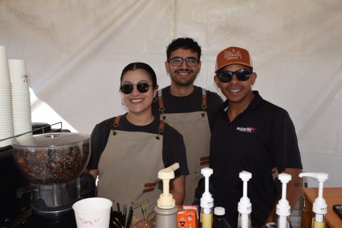 Rebeca Lerma, Roberto Mojarrón y Enrique Ramos. 