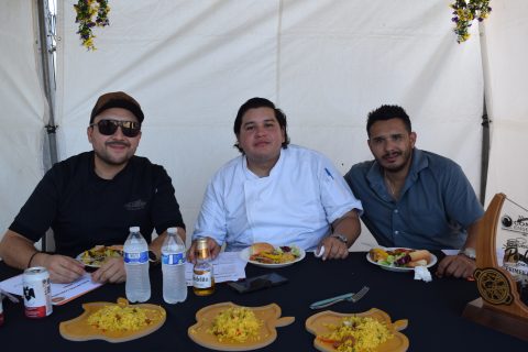 Los chefs Abraham Gutiérrez, Raúl Sandoval y David Rivera fueron jueces del concurso. 