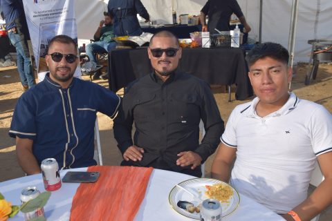Gustavo Sillas, Fernando García y Orlando García.