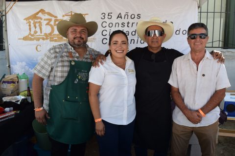 Rafael Delgado, Lorena Barrera, Alonso Herrera y Ricardo Lizárraga. 