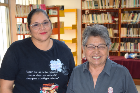Rocío Prieto Valdivia y Josefina Zavala.