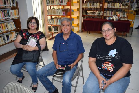 Yolanda Victorio, Jesús Fuentes y Bazán y Rocío Prieto Valdivia.