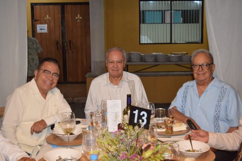 Monseñor Francisco Javier Jaime Pérez, Obispo Rafael Valdez y José Barajas.