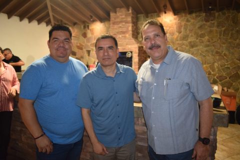 Marco Acosta, Miguel Galván y Raymundo Beltrán.