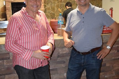 Pepe Villavicencio y Edgar Hernández.