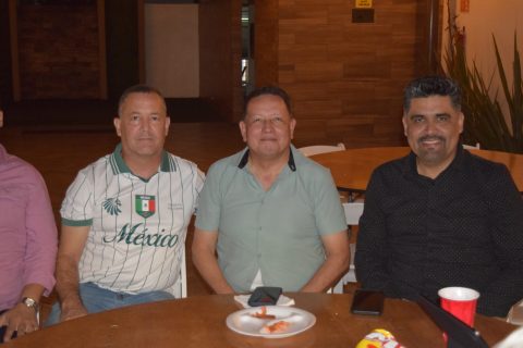 Rafael Colunga, Esteban Rodríguez y Josué Amador.