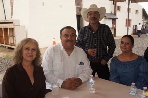 Delia Aréchiga, Salvador Espinosa, Alejandro Vega y Guillermina Cabrales.