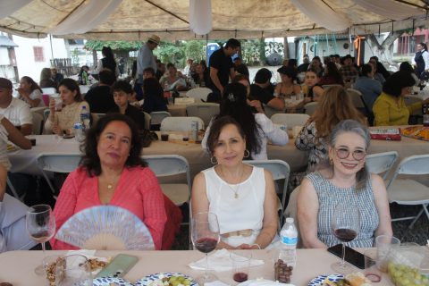 Verónica Guerrero, Martha Mariscal y Alma Rendón.