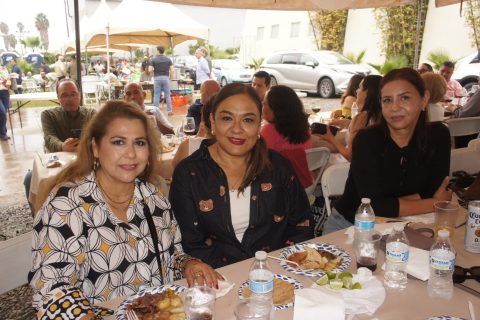 Claudia Sandoval, Norma Silva e Inés Preciado.