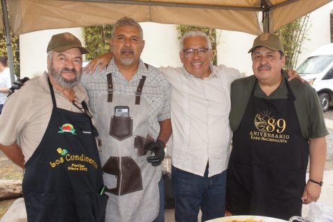 Alonso Rascón, Jesús Rochín, Ricardo Gómez y Ramsés Flores.