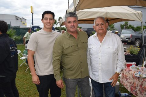 Sebastián Carrillo, Juan Carrillo y Rodolfo Sánchez.