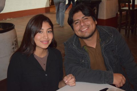 Daniela León y Charly Cortés.