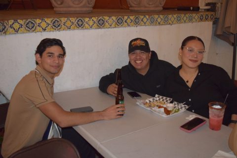Eduardo Reyes, Eduardo Gonzali e Irán Mancilla.
