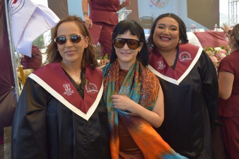 Adriana Munguía, Georgina Benítez y Victoria Moldrano.