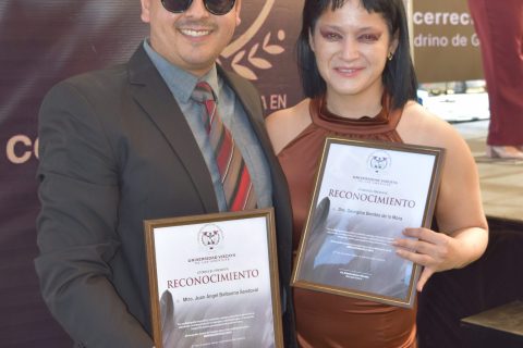 Ángel Balbuena y Georgina Benítez.