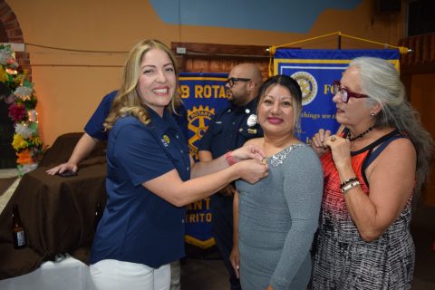 Kenya Reich, Nancy Bustos y Katherine Turner.
