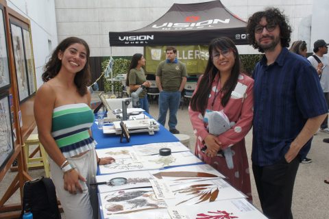Fernanda, Jazmín y Ángel.