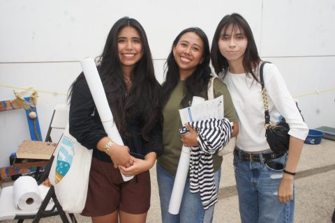 Paola, Ana Lucía y Andrea.