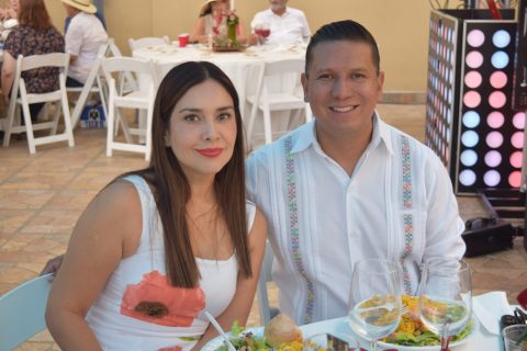 Blanquita Sánchez e Iván Nolasco.
