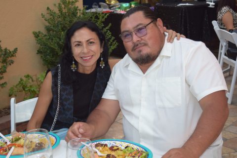 Eva Dharma y Freddy Hernández.