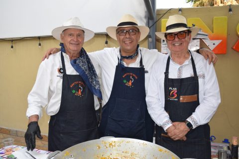 Hesmo Sandoval, René González e Ignacio Chávez.