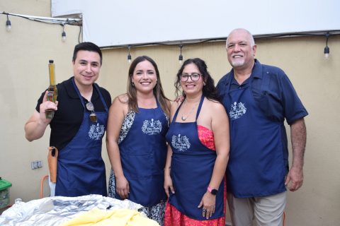 Rubén Espinoza, Lorena Barrera, Magda Quintero y Sergio Torres.