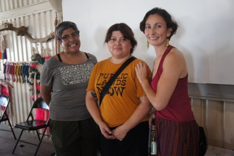 Ismene, Denisse y Cecilia.