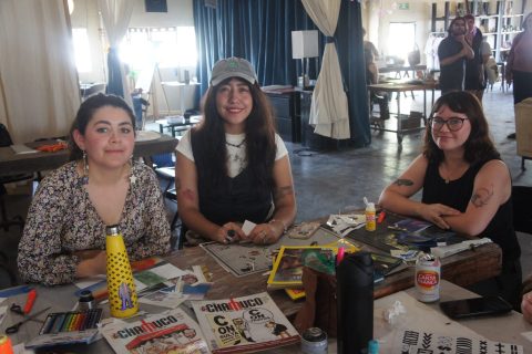 Ale, Cristal y Olivia.