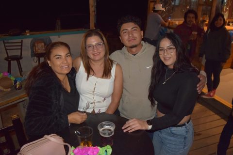 Jessica Preciado, Bety California, Pedro Arias y Nadia Márquez.