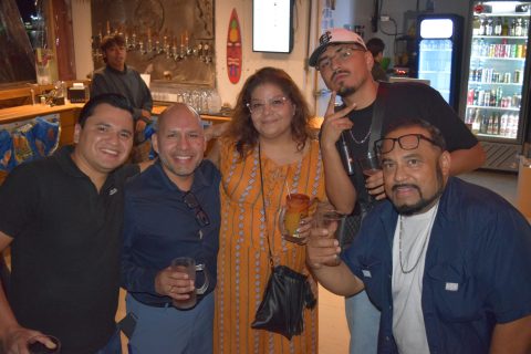 Salvador, Miguel, Graciela, Wicho y Arturo.