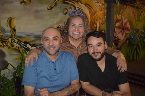 Armando Canizalez, Mayté Murillo y Alex Solís.