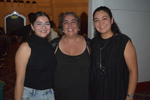 Adary Trujillo, Esther Gámez y Martha Rolón.
