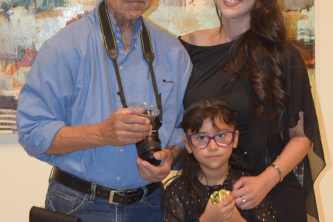 Daniel Ortiz, Mariela Ortiz y Julieta.