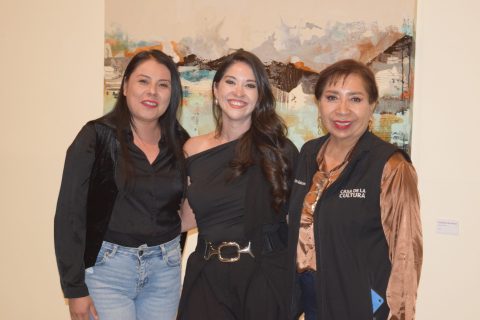 Gaby García, Mariela Ortiz y Esther Gutiérrez.