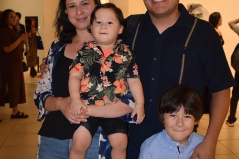 La familia Mancillas Orozco acompañó a la artista en este gran día.