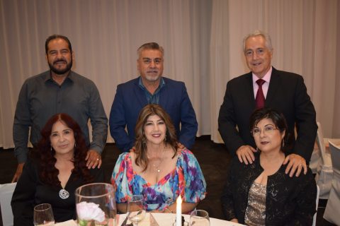 Isaac Hirata, Javier Murillo, Héctor Ávila, Lidia de Hirata, Adriana de Murillo y Mónica Mejía.