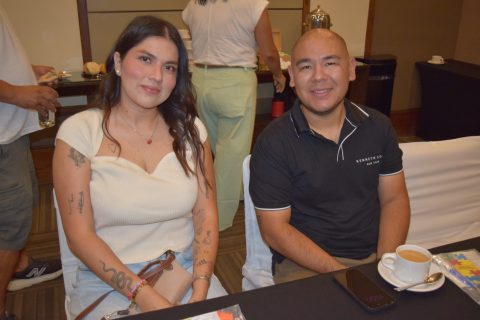 Danna Núñez y Roberto Romero.