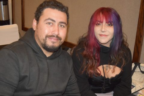 Osvaldo Calderón y María Franco.