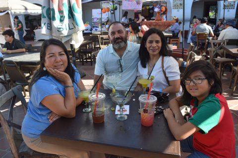 Paula López, Francisco Cruz, Inés Flores y Paula.