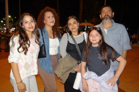 Hannia Ávila, Codet Ávila, Alessia Reséndiz, Natalia y Jonathan Murrieta.