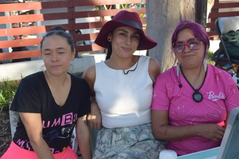 Janine, Mariela y Citlali.