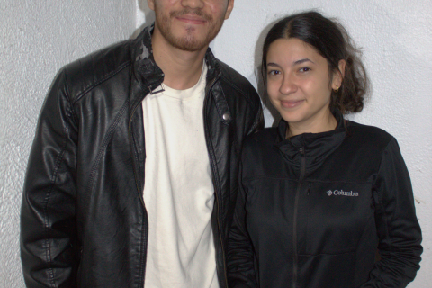 Ángel Grimaldo y Kasandra Liera.
