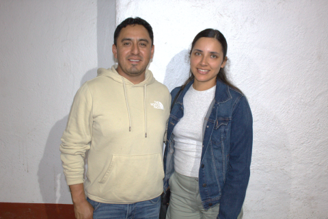 Gerardo Reyes y Alondra Heredia.