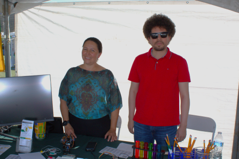 Dayanira Paniagua y Alfredo Luque.