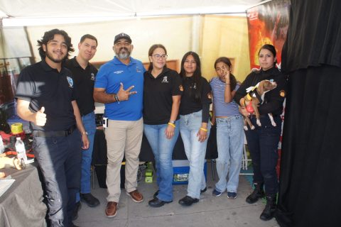 El grupo Salva Kids también participó con un módulo de información.