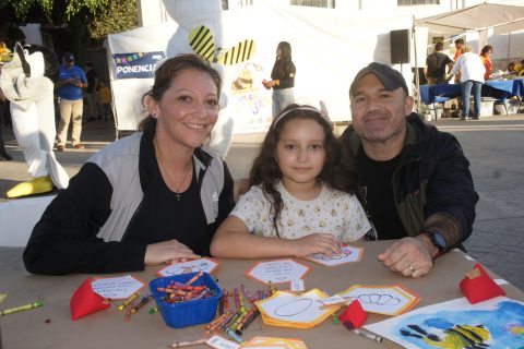 Alejandra, Ximena y Sergio.