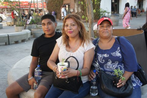 Juan Sebastián, Nancy y Sonia.