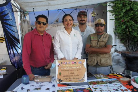 Iván Manríquez, Fernanda Gómez, Adrián Murrieta y Martín.