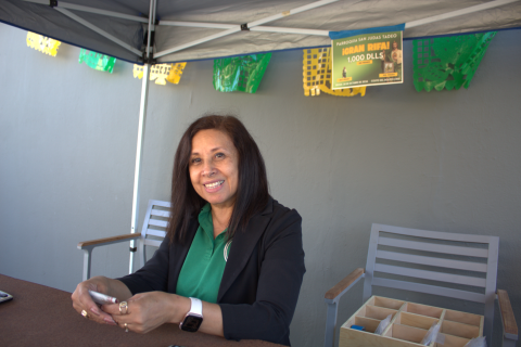 Patricia Montiel, coordinadora de la parroquia de San Judas Tadeo.