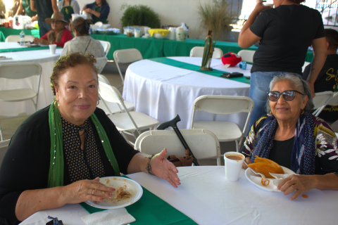 Rosita y Guadalupe.